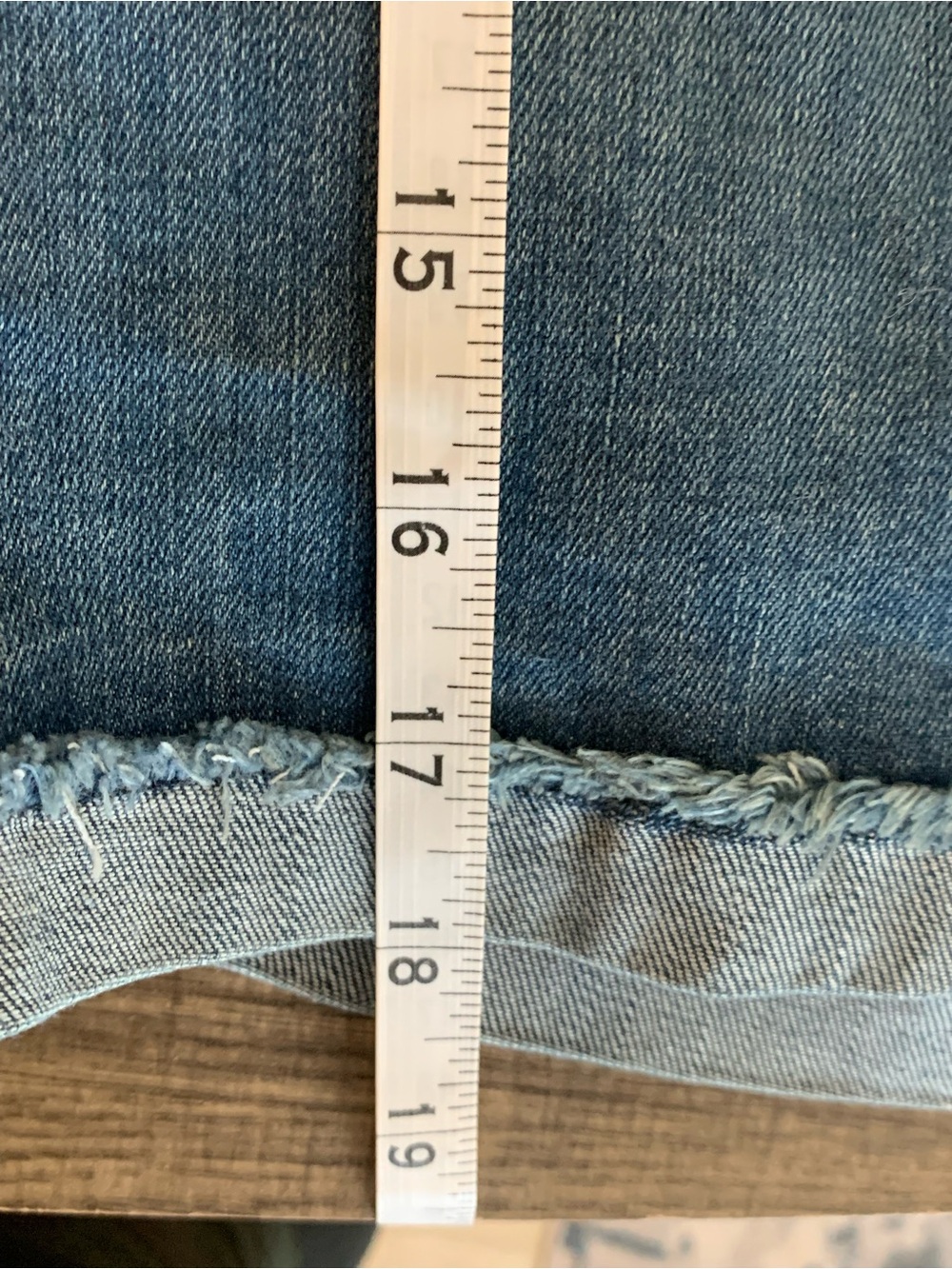 Signature by Levi Strauss Mid-Rise Denim Bermuda Shorts in Medium Blue - Picture 6 of 8